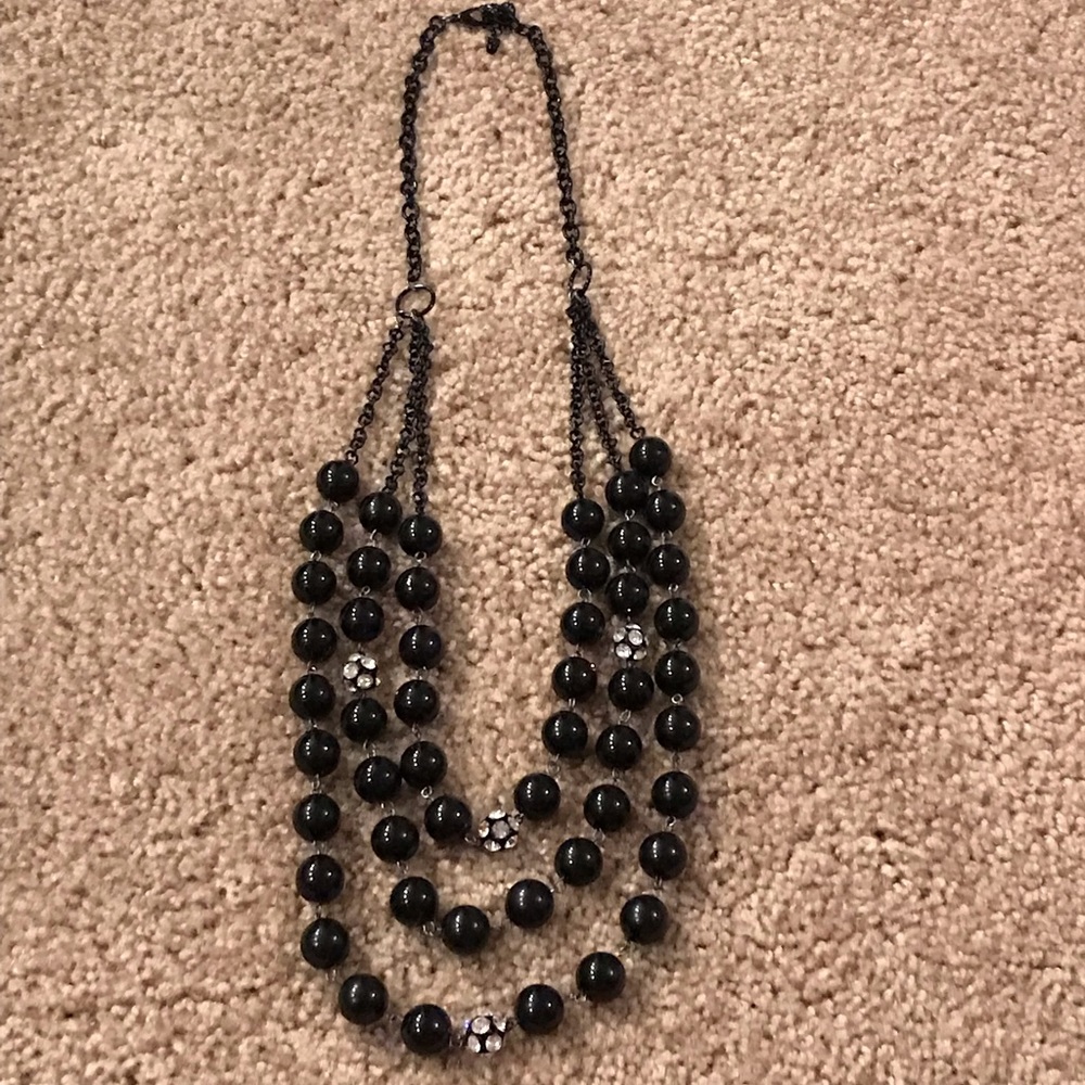 Black Layered Necklace